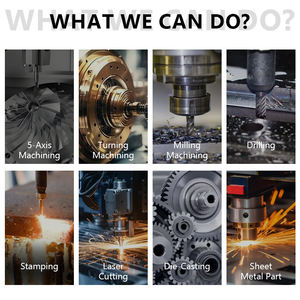 5 axes précision <span class=keywords><strong>CNC</strong></span> usiné en acier inoxydable et aluminium fraisage pièces tournantes Services d'usinage personnalisés avec pour l'usinage - Product Image 4