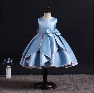 Abiti a sbuffo da ragazza abiti da principessa per spettacoli estivi abiti da principessa passerella <span class=keywords><strong>costumi</strong></span> di compleanno - Product Image 1