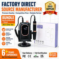Kit de manucure électrique sans fil 4000 mAh avec support de rangement et boîte de batterie rechargeable – Meilleures ventes