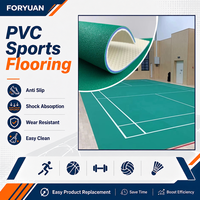 Fabrikneuer schweißresistenter, stoßdämpfender 4,5 mm Roll-Vinyl-Sportboden für den Innen- und Außenbereich aus PVC für Boxtraining und Projekte