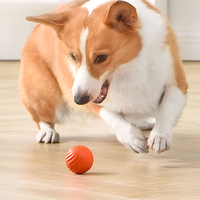 Yun Intelligentes Umweltfreundliches Plastik-Selbstschwung-Springspielzeug für Haustiere Elektrisch Vibrierender Kau- und Rollball für Hunde und Katzen