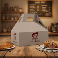 Boîtes à brownie pour muffins, beignets, tartes aux fraises enrobées de chocolat