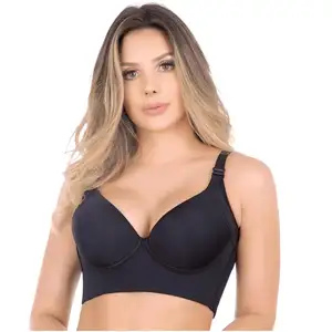 Boskims Best Seller in pizzo Wireless foderato taglie Plus Size ghij Cup pelle di grasso rimodellante Push Up per biancheria intima per adulti di tutti i giorni