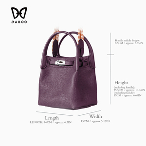 Bolso <span class=keywords><strong>Bandolera</strong></span> de Cuero Auténtico Hecho a Mano de Primera Calidad para <span class=keywords><strong>Mujer</strong></span>, Bolso de Mano de Cuero con Hebilla Exquisita de Lujo - Product Image 3