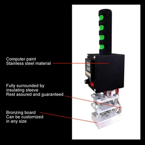 Máquina de estampado en caliente portátil de 8x10 cm con temperatura ajustable para grabado de texto personalizado, logotipos y piezas de latón - Product Image 4