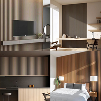Panneaux acoustiques en bois, panneaux muraux en bois lamellé-collé, panneaux muraux insonorisants, matériau acoustique Akupanel