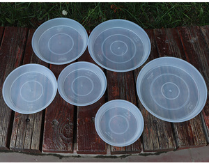 Bandejas para Macetas Lant Saucers, Bandejas Redondas de Plástico para Recoger Agua de Macetas Pequeñas - Product Image 3