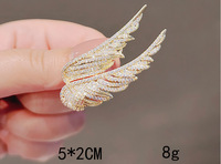Bros Pin Gandum Mewah Bahan Alloy Elegan, Peniti Kerah Minimalis Kelas Atas Anti-selip, Peniti Pengaman untuk Jas, Mantel, Korsase, Perhiasan, Hadiah