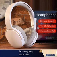 Écouteurs TWS supra-auriculaires avec longue autonomie, sans fil 5.3, double mode, pour le gaming et les voyages