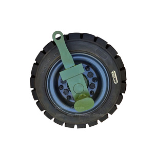 16 "22" 5T 7T Side Mount Traseira Aço & Borracha Alta Capacidade de Carga Shipping <span class=keywords><strong>Container</strong></span> Wheels Set Kit para 20ft/40ft Containers - Product Image 2