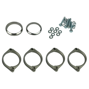 MY แคลมป์รัดท่อ 24401 สำหรับ BMW E46 M3 Z4M ซ่อมท่อไอเสีย สีเงิน เหล็กคาร์บอนสูง - Product Image 1