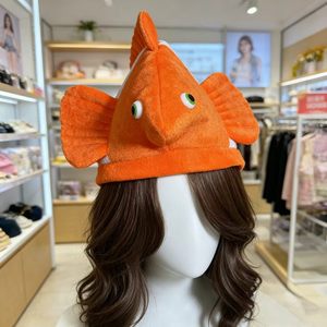 Chapeau de dessin animé en forme de poisson-clown, taille unique, pour adultes et enfants, pour événements sportifs et spectacles - Product Image 1