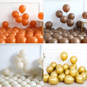 Set de Globos de Látex Naranja Personalizados al por Mayor, Decoraciones para Acción de Gracias, Hojas de Arce, Calabaza, Papel de Aluminio, Halloween, Día de la Madre, Pascua - Product Image 5