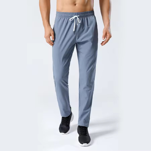 Men Running Pants Summer Quick Dry Training Fitness Zip Pocket Pant Male Gym Sweatpants Athletic <b>Breathable</b> <b>Trousers</b> - Product Image 3