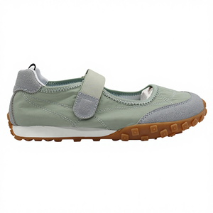 Zapatillas casuales de entrenamiento alemanas de una sola capa con velcro para mujer, modelo 2026 de primavera, con suela de TPR y parte superior de tela, estilo transfronterizo anti-flannel. - Product Image 1