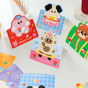 Cartes d'<span class=keywords><strong>anniversaire</strong></span> colorées pour enfants, cartes de vœux personnalisées pour fêtes - Product Image 6