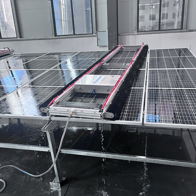 Automatic Solar Panel Cleaning Robot
