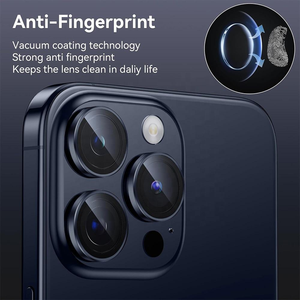 อุปกรณ์ป้องกันเลนส์กล้องกระจก AR พร้อมกรอบบอกตำแหน่งสำหรับ <span class=keywords><strong>iPhone</strong></span> 17 16 15 <span class=keywords><strong>14</strong></span> Pro Max PLUS - Product Image 4