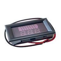 Medidor Digital de Voltaje y Capacidad de Batería de 12V 24V 36V 48V 60V 72V 84V para Baterías de Plomo-Ácido y Litio para Bicicletas Eléctricas