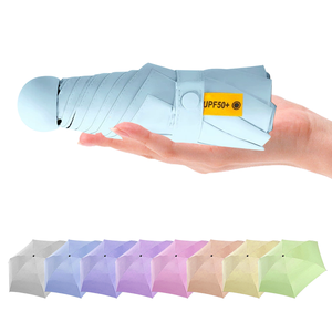 Parapluie pliable personnalisé mignon, grand, luxueux, de grande taille, pour la pêche, le jardin, le marché en plein air, le vélo, <span class=keywords><strong>petit</strong></span> parapluie avec crochet - Product Image 1