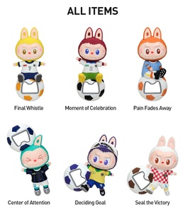 ของสะสมป๊อปมาร์ท รุ่น the MONSTERS Labubu WorldCup ชุดที่เปิดขวดติดตู้เย็น กล่องสุ่ม ฟิกเกอร์สะสม ของขวัญ - Product Image 2
