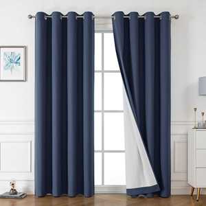 OWENIE Rideaux de Fenêtre Occultants de Haute Qualité, Rideaux Occultants 100% de Couleur Unie pour Chambre, Rideaux Thermiques Occultants - Product Image 2