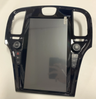 Monitor mobil 13.6 inci Android gaya Tesla layar sentuh vertikal navigasi Gps mobil untuk Chrysler 300C 2013-2019 radio mobil
