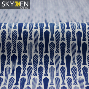 Skygen suave corbata patrón Canadá personalizado impreso camisas de algodón de tela de <span class=keywords><strong>muselina</strong></span> - Product Image 3