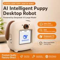 Robot de service interactif intelligent sans écran pour enfants, compagnon parlant pour l'apprentissage précoce et le jeu à domicile, en silicone
