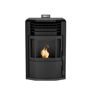 PU-120 Modern Industrial Design Free-Standing <strong>Wood</strong> Pellet <strong>Stove</strong> 94% Efficiency Smoke-Free Eco-Friendly Heating Villa Cast Iron - Product Image 4