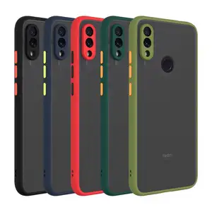 Neuankömmling Smoke Matte Luxus-Handy hülle TPU PC-Handy hülle für Xiaomi Redmi Note 7 Mi 10 Pro 10X 9 9S 8 K30 5G