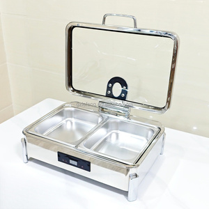 Прочный новейший гостиничный ресторан, интеллектуальная сенсорная панель, Электрический согревающий поднос из нержавеющей стали, подогреватель для еды в буфете - Product Image 4