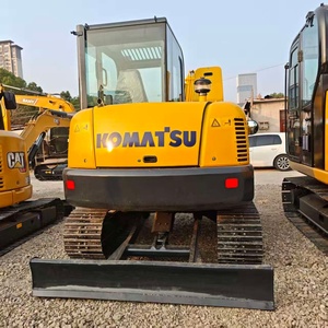 Miniexcavadora <span class=keywords><strong>Komatsu</strong></span> PC56 Usada, Excavadora Hidráulica de Orugas, Máquina de Construcción, PC55 PC60 PC70, Miniexcavadora Pequeña en Venta - Product Image 4
