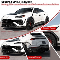 Kit de Carrocería de Fibra de Carbono Estilo 1016 para Lamborghini URUS S 2023-2026: Labio Delantero, Faldones Laterales, Cejas de Rueda, Capó y Labio Trasero