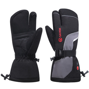 <span class=keywords><strong>Gants</strong></span> <span class=keywords><strong>chauffants</strong></span> unisexes de haute qualité Savior avec batterie rechargeable, imperméables, pour la neige, le cerf, le ski, la chasse, le camping - Product Image 2