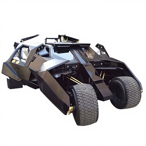 Sculpture de voiture <span class=keywords><strong>Batman</strong></span> sur mesure de grande taille, sculpture en métal recyclé grandeur nature, modèle de voiture d'art pour collectionneurs et exposition - Product Image 1