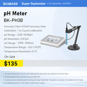Test de laboratoire BIOBASE <span class=keywords><strong>pH</strong></span>-mètre paillasse-<span class=keywords><strong>Ph</strong></span>-mètre numérique d'étalonnage 2.00 ~ 18.00pH pour une utilisation en laboratoire - Product Image 2
