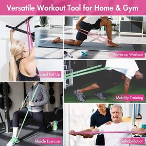 Bande de résistance en latex hautement élastique LXY-351 200 * 3 cm pour le yoga et les exercices de fitness à domicile, unisexe - Product Image 4