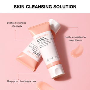 <span class=keywords><strong>Nettoyant</strong></span> Gommage Éclaircissant à l'<span class=keywords><strong>Acide</strong></span> <span class=keywords><strong>Salicylique</strong></span> et Céramide Purifie en Profondeur Contrôle du Sébum à la Vitamine C et Niacinamide - Product Image 2
