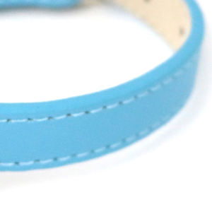 Classic Durable Solid <b>Small</b> Bell PU Pet Collar <b>Necklace</b> S1.6*35cm with Stylish Bell Detail - Product Image 5