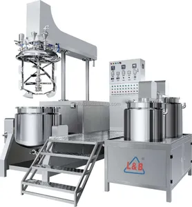 100L ketchup making machine Vacuum emulsifying mixer homogenizer mixing equipment for mayonnaise making machine