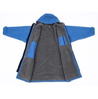 Peignoir à langer imperméable à séchage recyclé personnalisé avec doublure en polaire Sherpa Peignoirs de bain Surf Beach