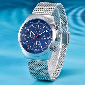 Montre pour homme BENYAR, marque de luxe haut de gamme, montre de loisirs pour homme, bracelet en maille, mouvement à quartz, étanche à 30 mètres - Product Image 3