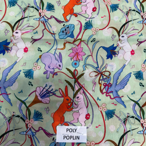 Tela Popelina de Algodón 100% Ligera con Diseño Hermoso y Estampado Digital para Confección de Prendas y Vestidos - Product Image 1