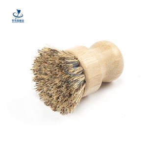 فرشاة غسيل أطباق من ألياف النخيل مستديرة من الخيزران - Product Image 4