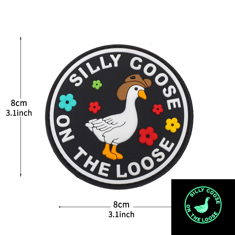 Sombrero de Vaquero Ganso (Fondo Negro con Blanco)