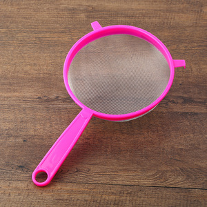 Stainless Steel Colander Set Mixed Colors Fine Mesh Kitchen Strainer For Oil Soy Milk Bird Nest Filtering - Product Image 3