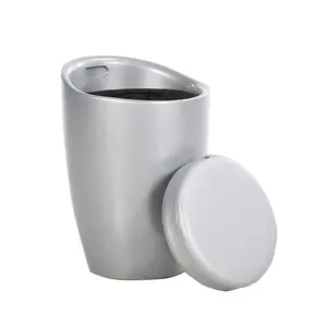 Colorful ABS Plastic <strong>Storage</strong> Baskets Multi-Use Laundry Bin <strong>Stools</strong> for <strong>Bathroom</strong> Hotel School Apartment Villa - Product Image 1