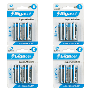 แบตเตอรี่อัลคาไลน์พรีเมียม ขนาด C 1.5 โวลต์ ยี่ห้อสินค้าสั่งผลิต (Private Label) ขายส่ง อายุการใช้งานยาวนาน ไม่รั่วซึม (LR14 / 2 ก้อน) - Product Image 3