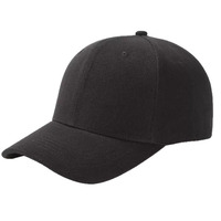 Casquette de baseball unie de style européen et américain, casquette de soleil en polyester à visière incurvée, casquette de papa d'extérieur avec logo personnalisé pour la vente en gros